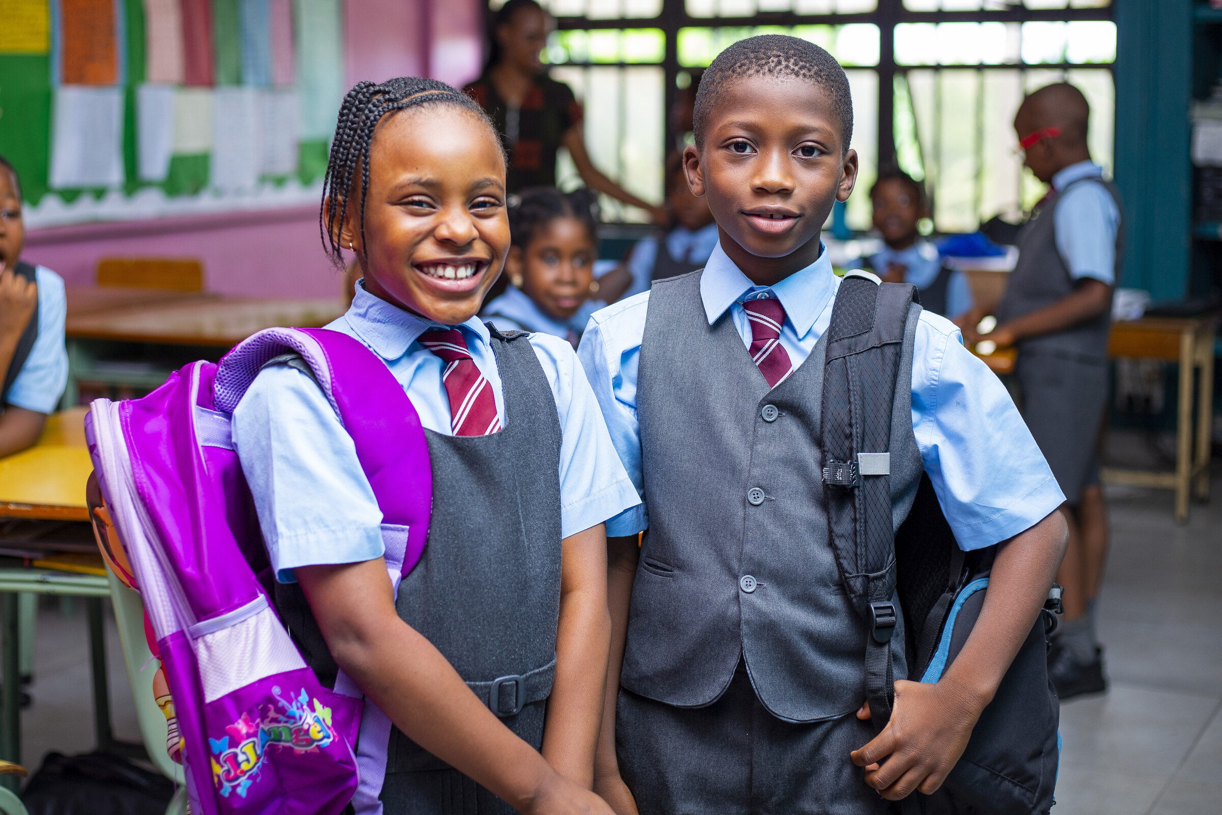 Preparatory pupils enjoying the school day
