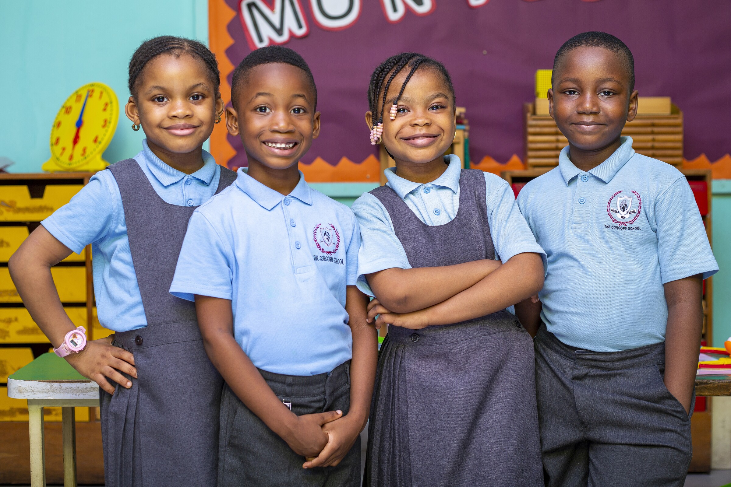 Happy Early Years pupils together